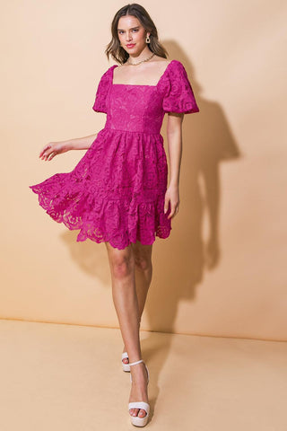 NEVER BE THE SAME WOVEN MINI DRESS - Glamourous Grace