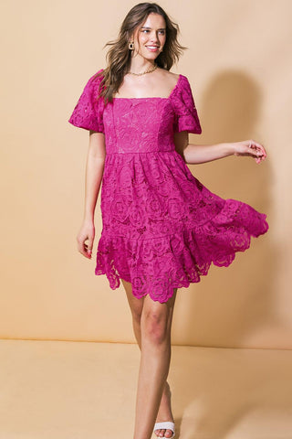 NEVER BE THE SAME WOVEN MINI DRESS - Glamourous Grace