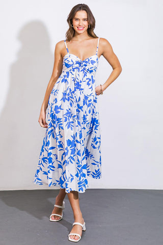 ACTIVE HIBERNATION WOVEN MIDI DRESS - Glamourous Grace