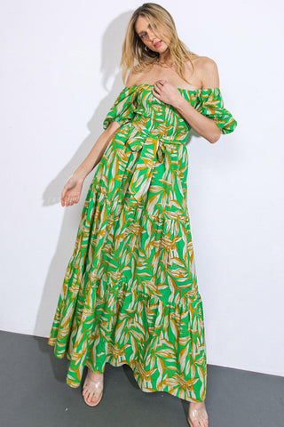 NEVER ENDING DAYS WOVEN MAXI DRESS - Glamourous Grace