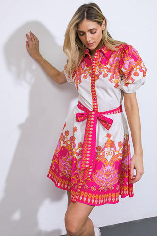 ATTENTION SEEKER WOVEN MINI DRESS - Glamourous Grace