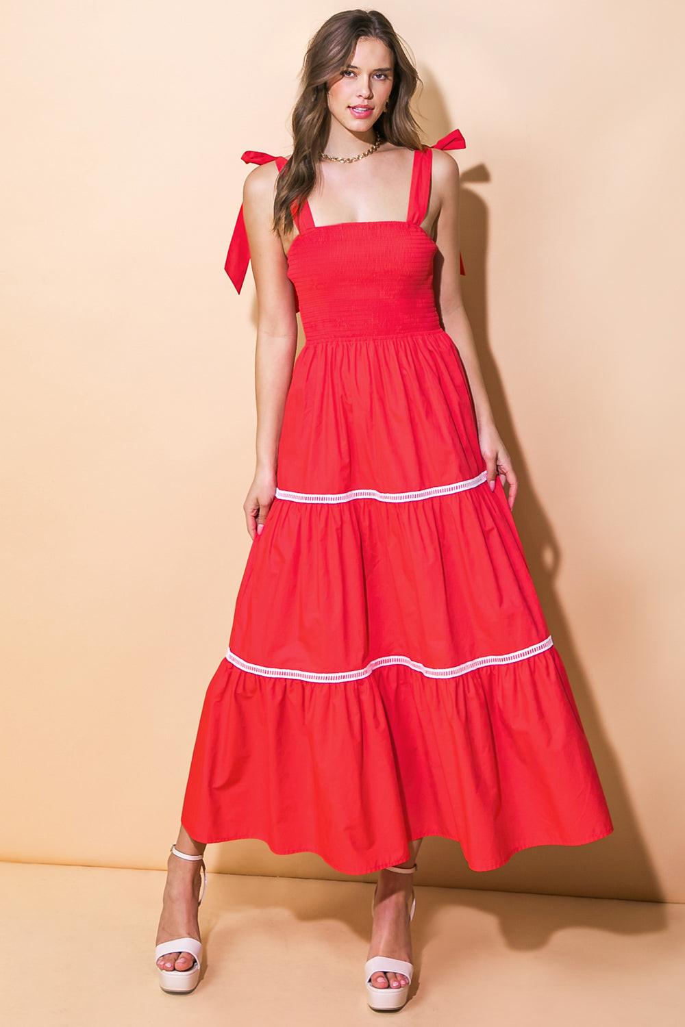 BETTER THAN EVER POPLIN MIDI DRESS - Glamourous Grace