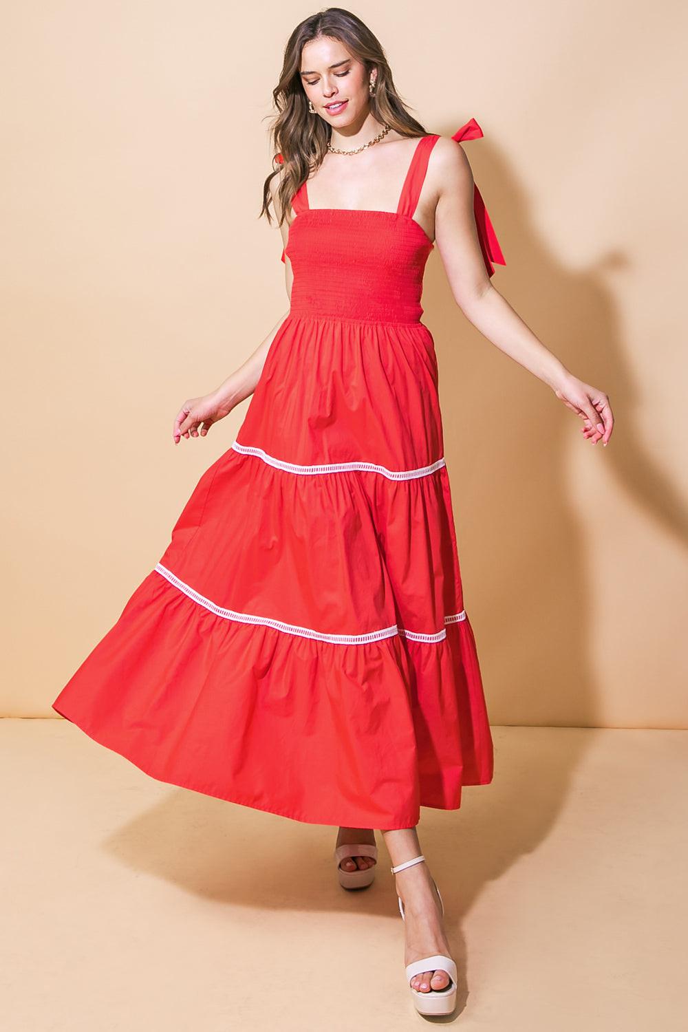 BETTER THAN EVER POPLIN MIDI DRESS - Glamourous Grace