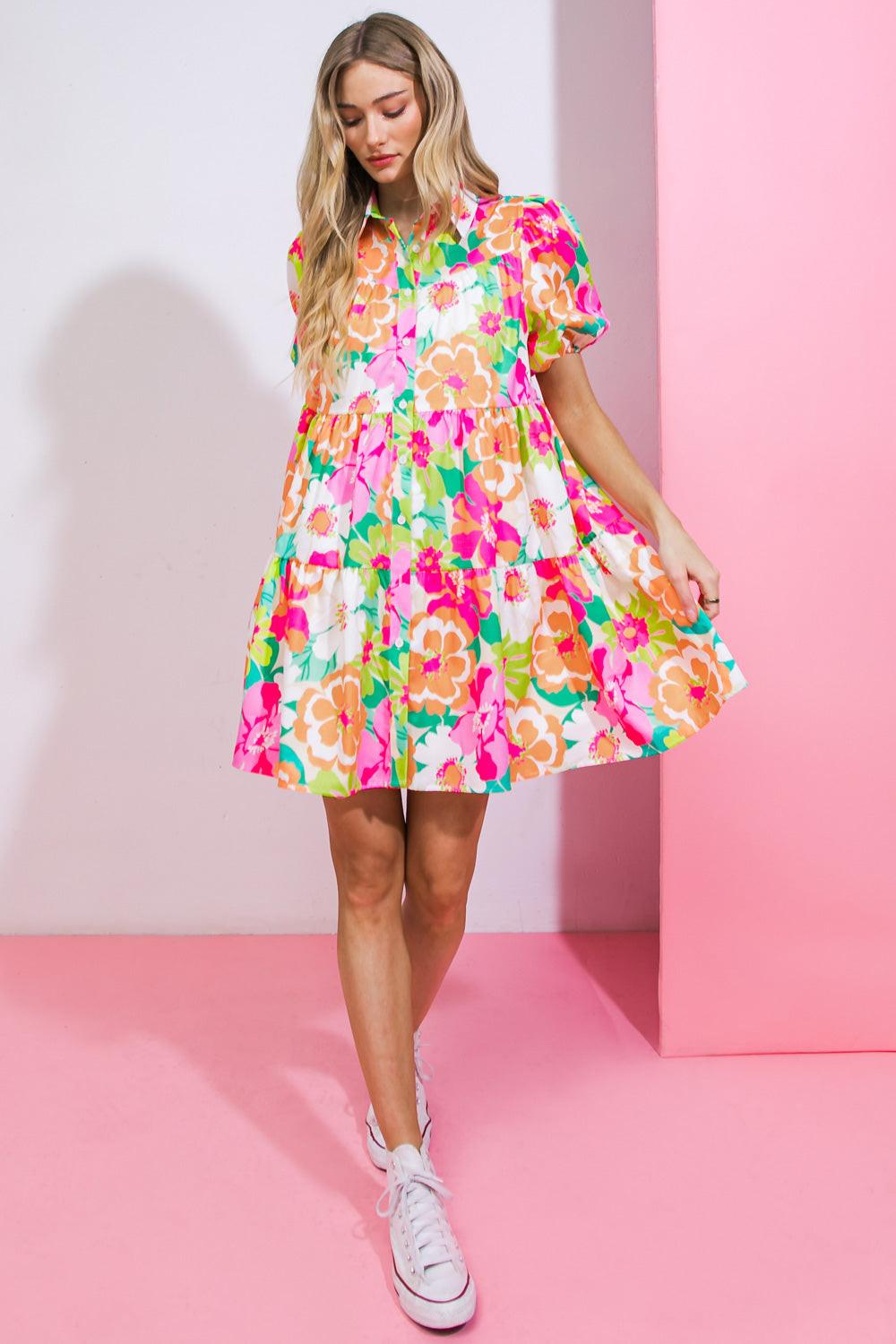 DIVINE INTUITION WOVEN MINI DRESS - Glamourous Grace