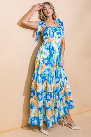NO MATTER WHERE WOVEN MAXI DRESS - Glamourous Grace