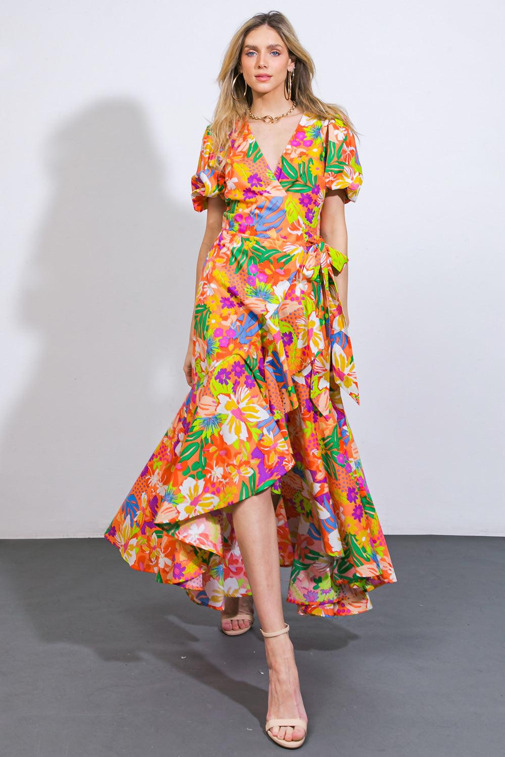 GARDEN OF LIFE WOVEN MIDI DRESS - Glamourous Grace