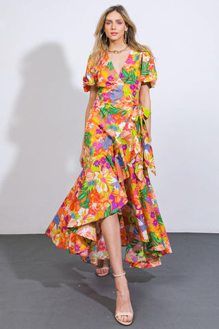 GARDEN OF LIFE WOVEN MIDI DRESS - Glamourous Grace