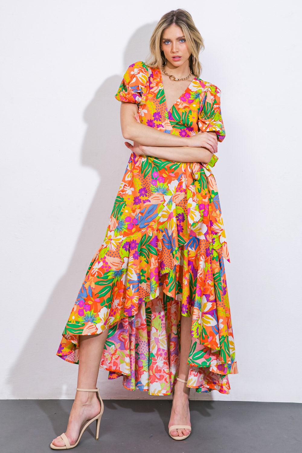 GARDEN OF LIFE WOVEN MIDI DRESS - Glamourous Grace