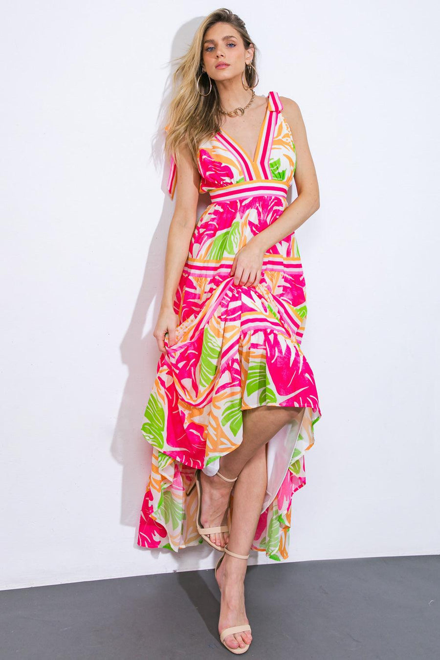 TAKE THE TRAILS WOVEN MAXI DRESS - Glamourous Grace