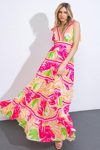 TAKE THE TRAILS WOVEN MAXI DRESS - Glamourous Grace