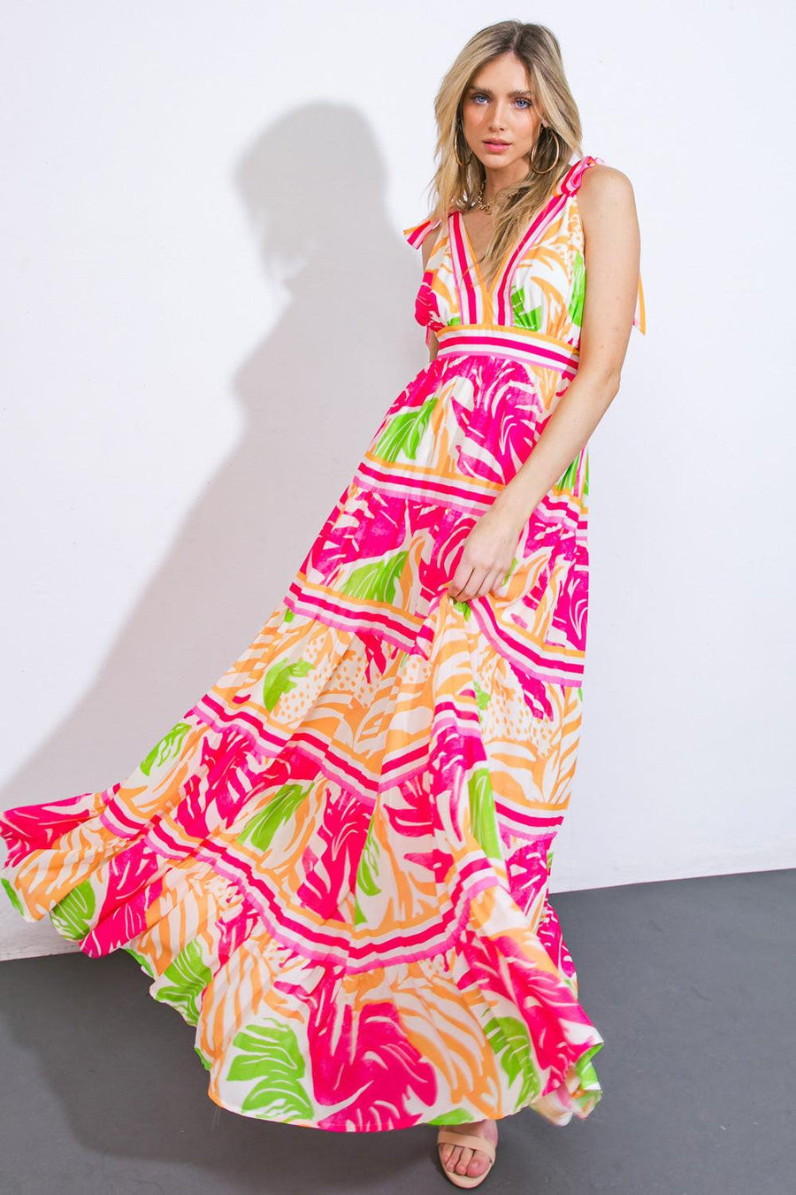TAKE THE TRAILS WOVEN MAXI DRESS - Glamourous Grace