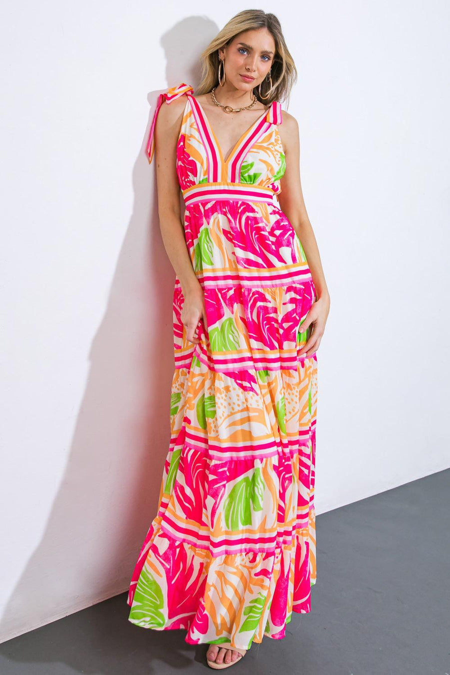 TAKE THE TRAILS WOVEN MAXI DRESS - Glamourous Grace