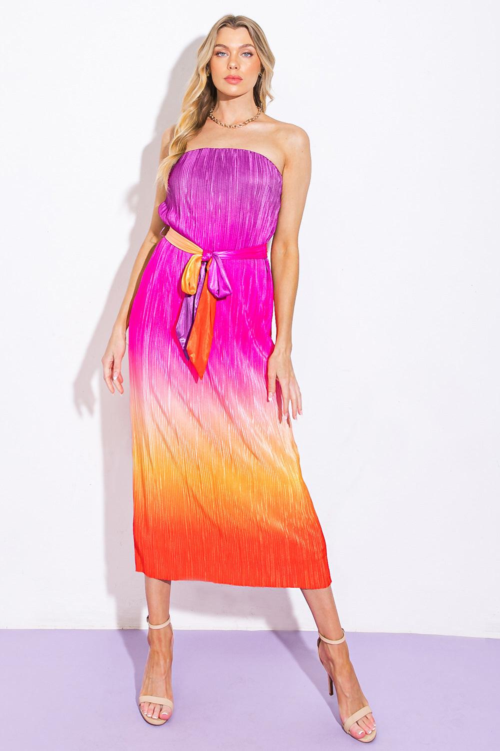 GIVE IT A GO IN GARDEN MIDI DRESS - Glamourous Grace
