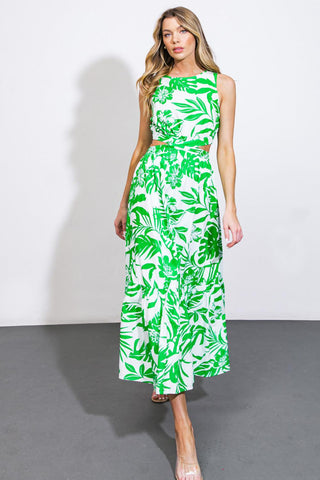 LIVE YOUR TRUTH WOVEN MIDI DRESS - Glamourous Grace