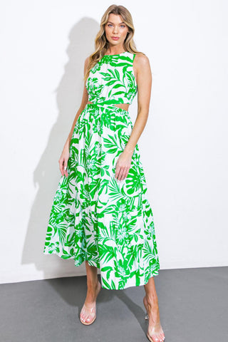 LIVE YOUR TRUTH WOVEN MIDI DRESS - Glamourous Grace