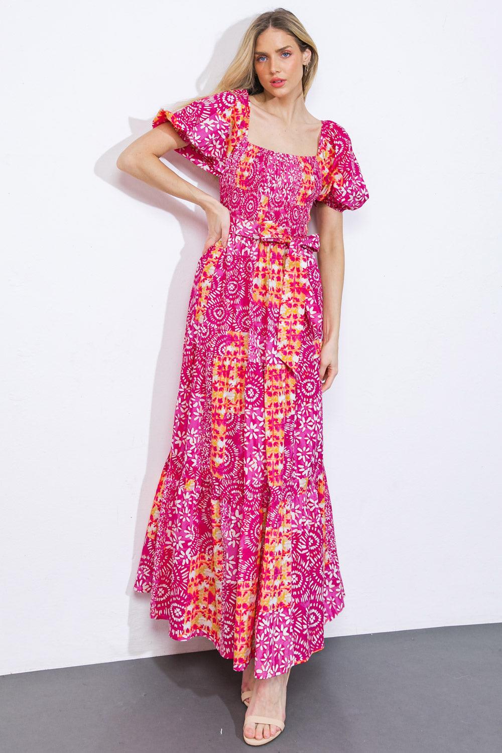 A LEAP OF FAITH WOVEN MAXI DRESS - Glamourous Grace