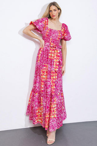A LEAP OF FAITH WOVEN MAXI DRESS - Glamourous Grace