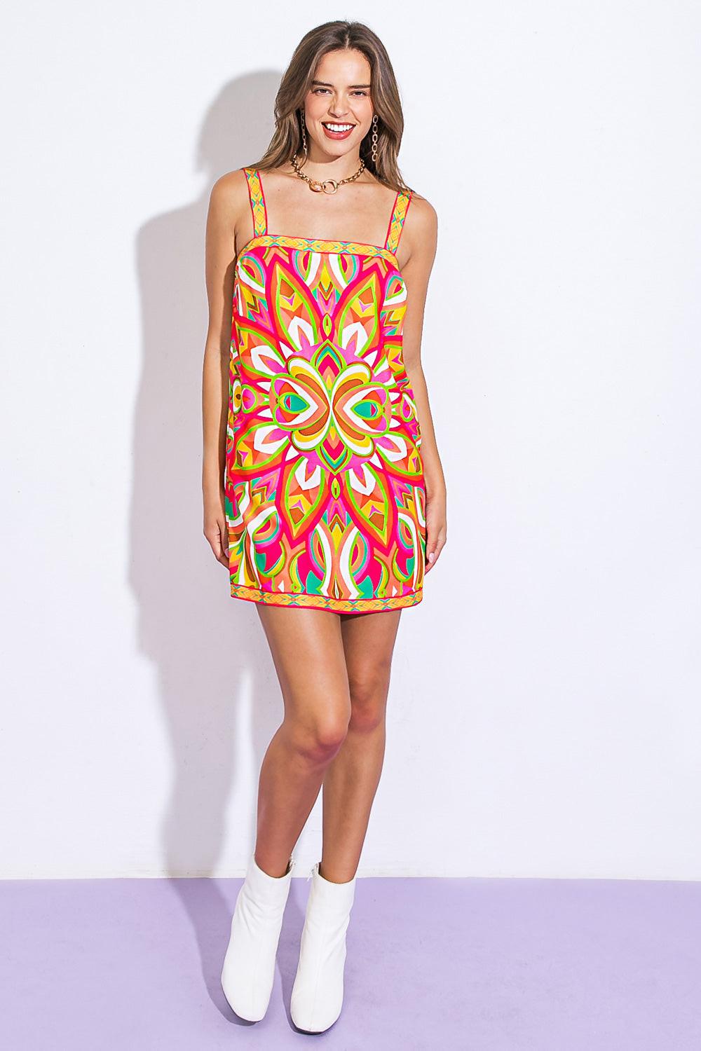 BEST OF DAYS WOVEN MINI DRESS - Glamourous Grace
