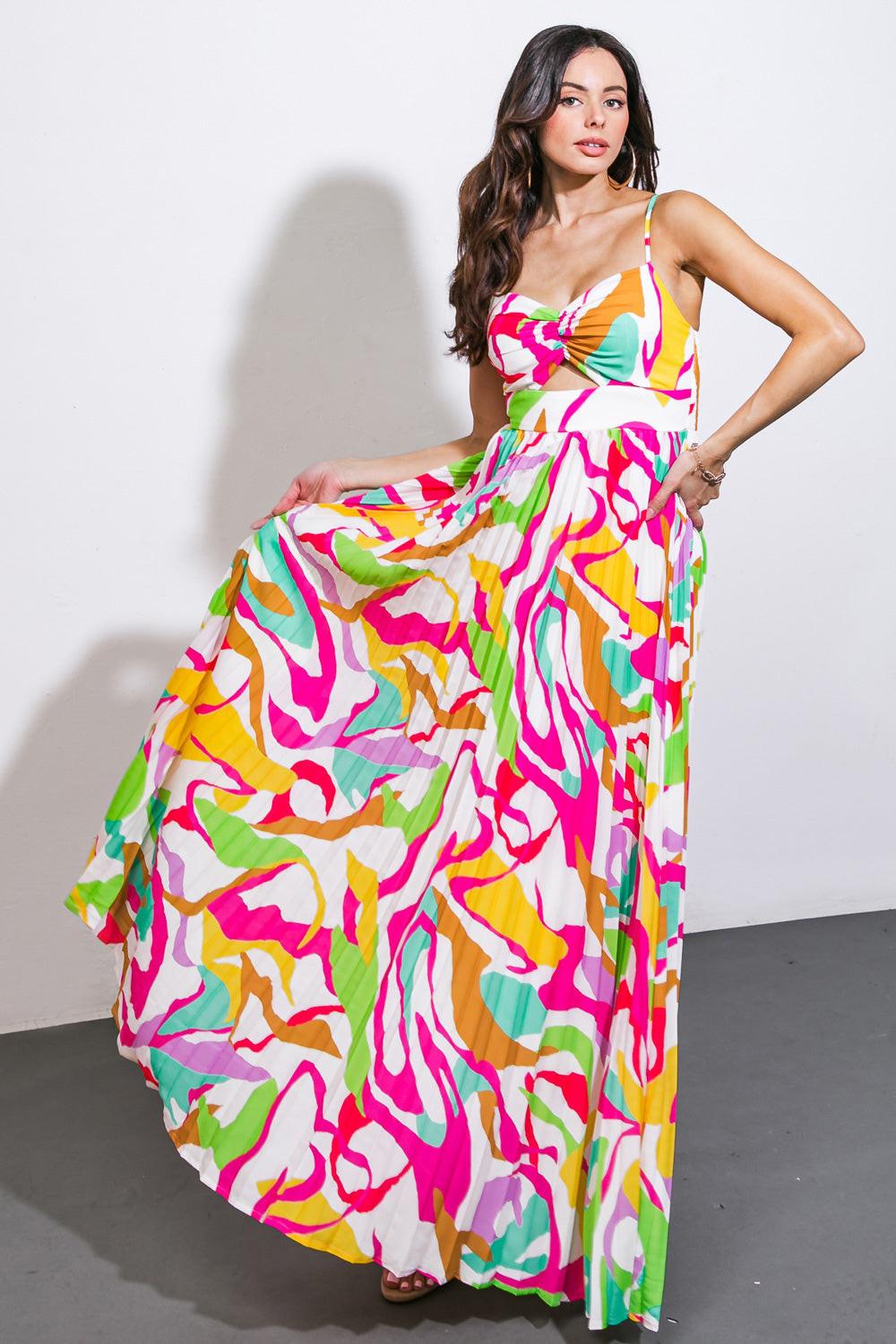 UP TO CHANCE WOVEN MAXI DRESS - Glamourous Grace
