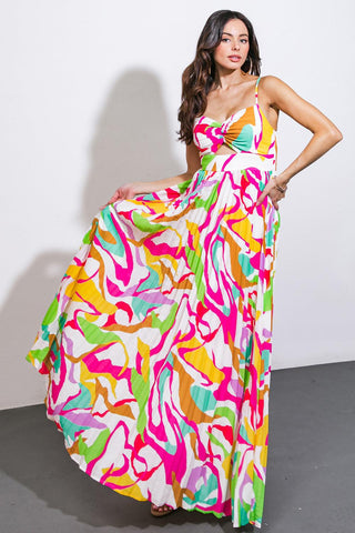 UP TO CHANCE WOVEN MAXI DRESS - Glamourous Grace