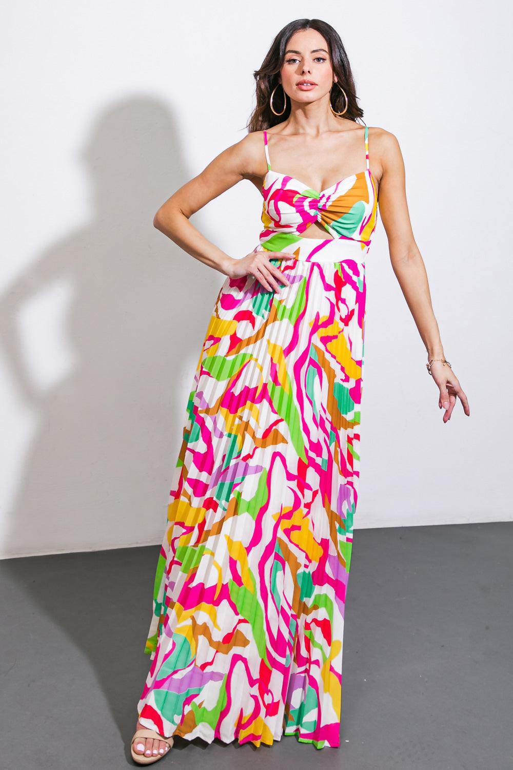 UP TO CHANCE WOVEN MAXI DRESS - Glamourous Grace