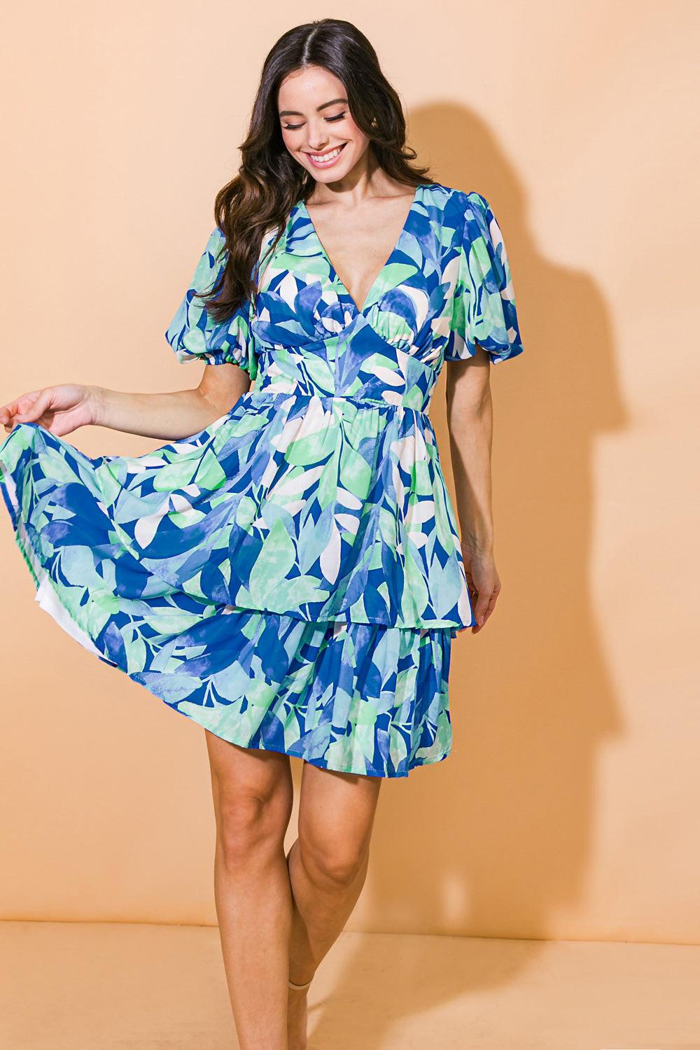 INSTANTLY LOVABLE WOVEN MINI DRESS - Glamourous Grace