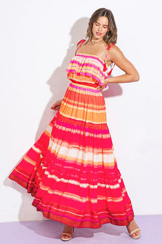 MY DEAREST DARLING WOVEN MAXI DRESS - Glamourous Grace