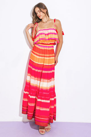 MY DEAREST DARLING WOVEN MAXI DRESS - Glamourous Grace