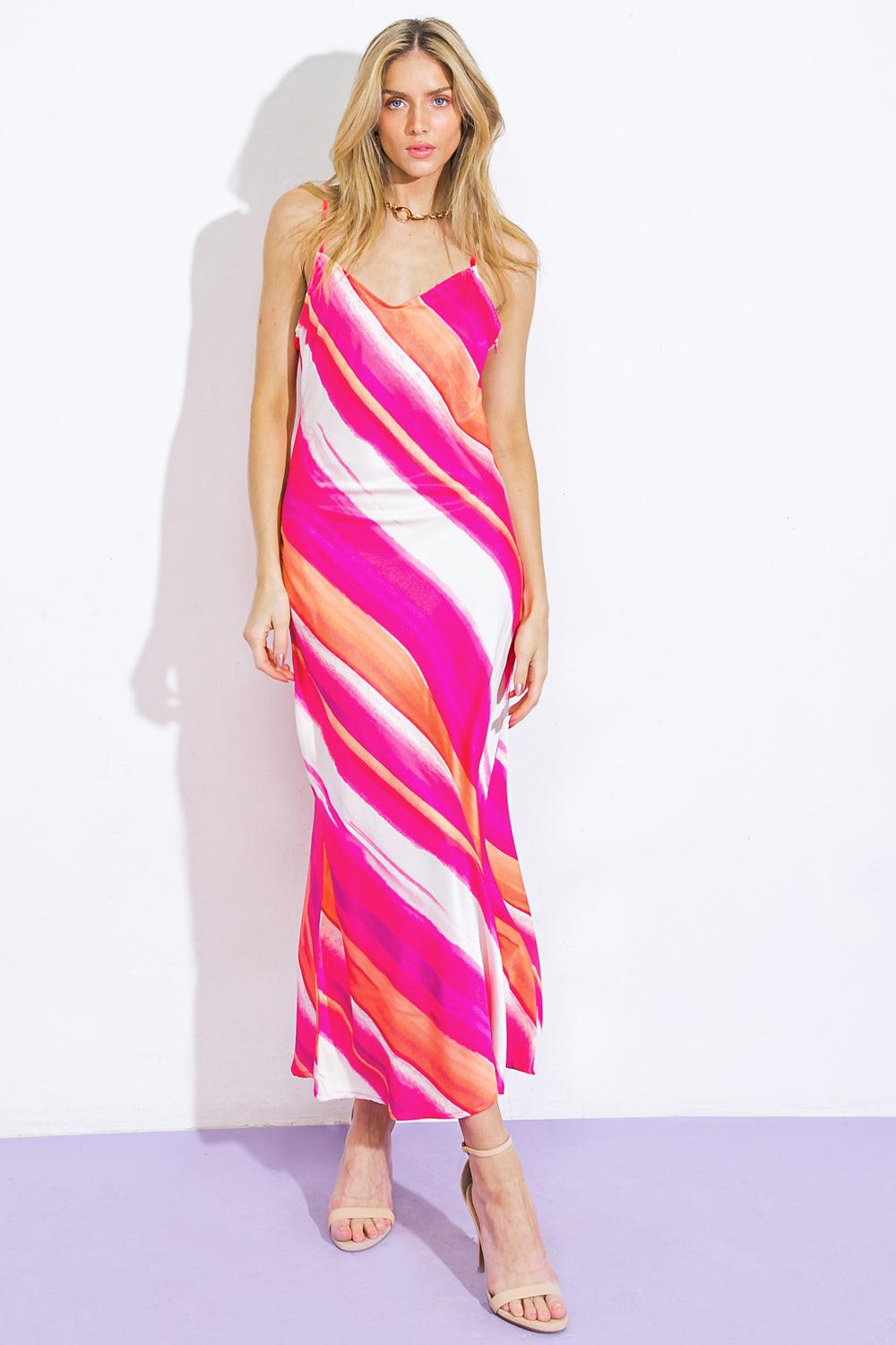 SPRING FLING WOVEN MIDI DRESS - Glamourous Grace