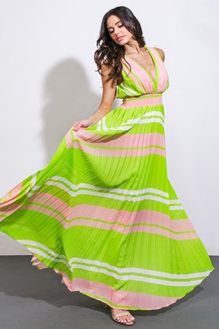 A QUICK TRIP WOVEN MAXI DRESS - Glamourous Grace