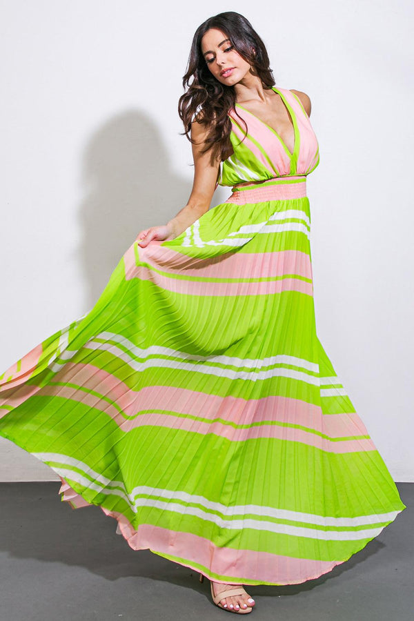 A QUICK TRIP WOVEN MAXI DRESS - Glamourous Grace