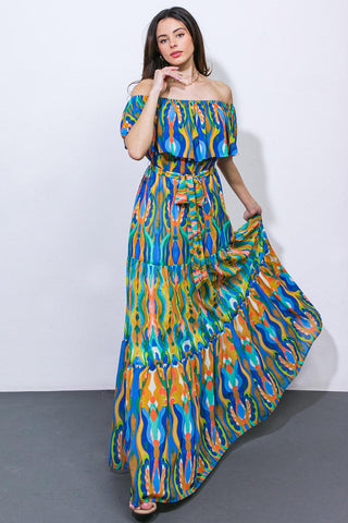 DARE TO BE YOU WOVEN MAXI DRESS - Glamourous Grace