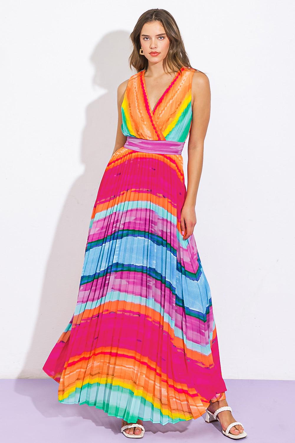 SHORE VACAYS WOVEN MAXI DRESSS - Glamourous Grace