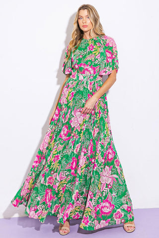 ALL NIGHT REVIVAL WOVEN MAXI DRESS - Glamourous Grace