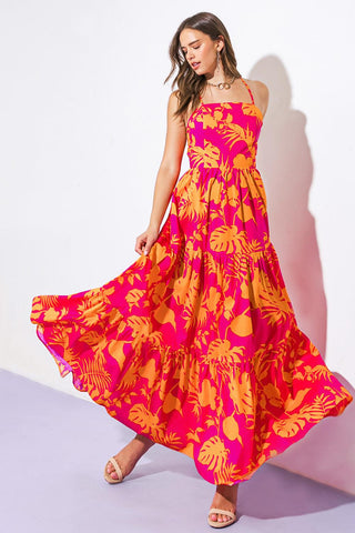 CLOSE TO YOUR HEART WOVEN MAXI DRESS - Glamourous Grace