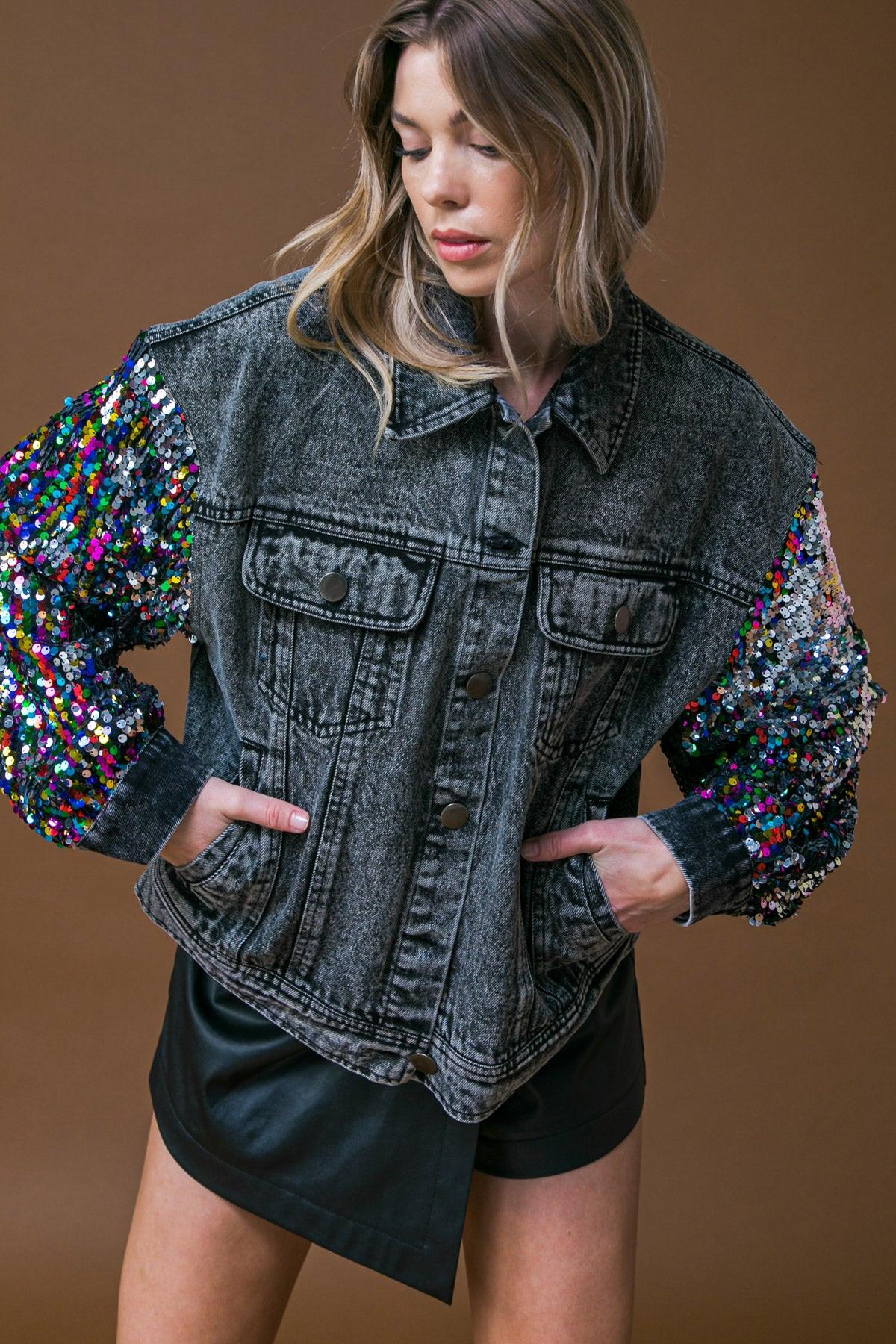 GOING THERE WASHED DENIM JACKET - Glamourous Grace