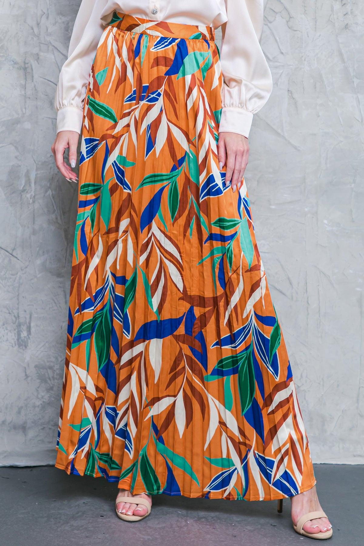 FEELS LIKE FALL WOVEN MAXI SKIRT - Glamourous Grace