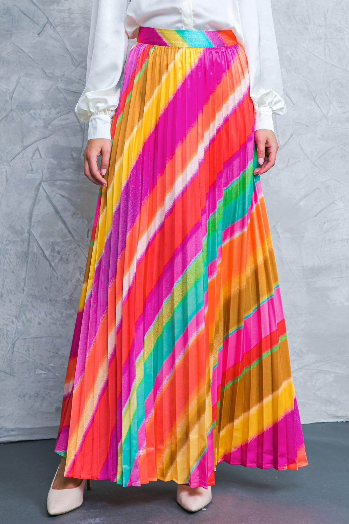 DRAMATIC DREAMS WOVEN SKIRT - Glamourous Grace