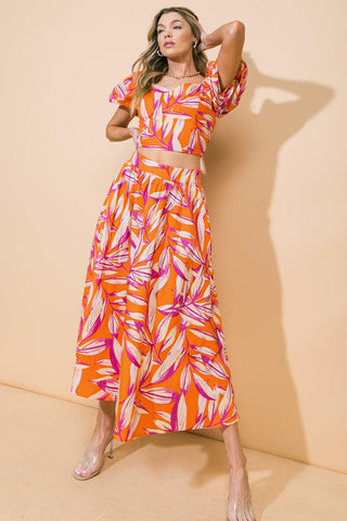A WORLD OF GOOD WOVEN SKIRT - Glamourous Grace