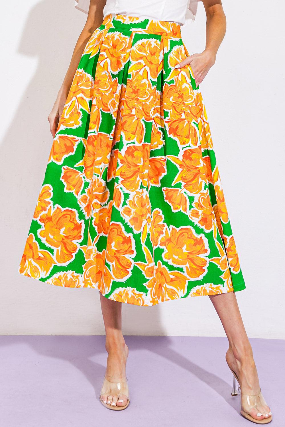 LIVE YOUR TRUTH WOVEN SKIRT - Glamourous Grace