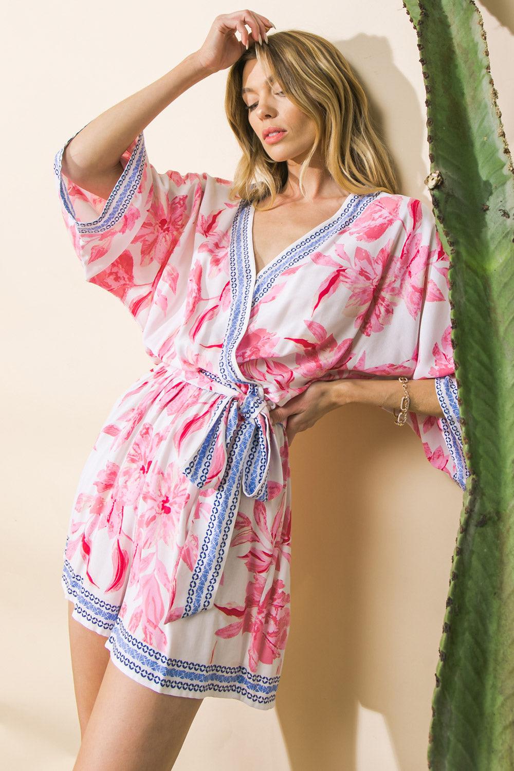 NORMANDY SHORES WOVEN ROMPER - Glamourous Grace