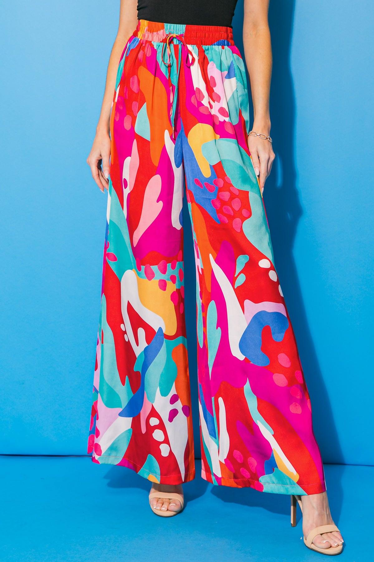 CANCUN GETAWAY SATIN PANTS - Glamourous Grace