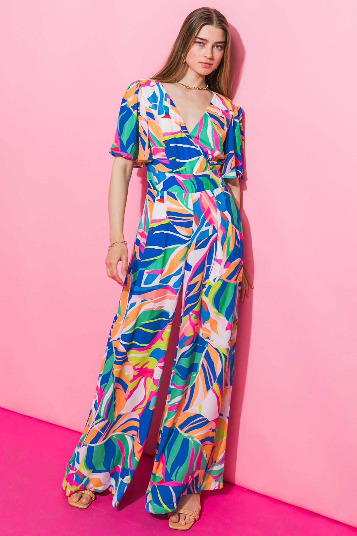 WHITEWATER BAY WOVEN JUMPSUIT - Glamourous Grace