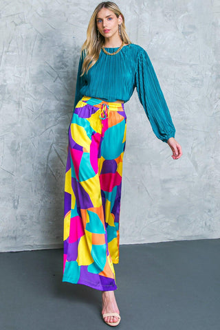 FOLLOW THE FLOW WOVEN PANTS - Glamourous Grace