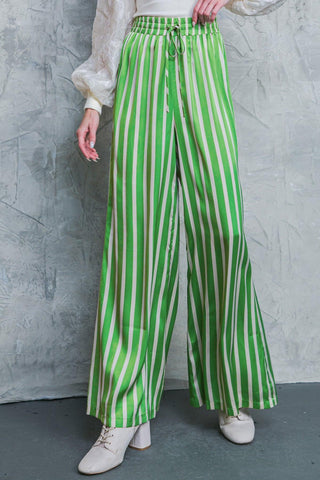 NOTHING TO REGRET SATIN PANTS - Glamourous Grace