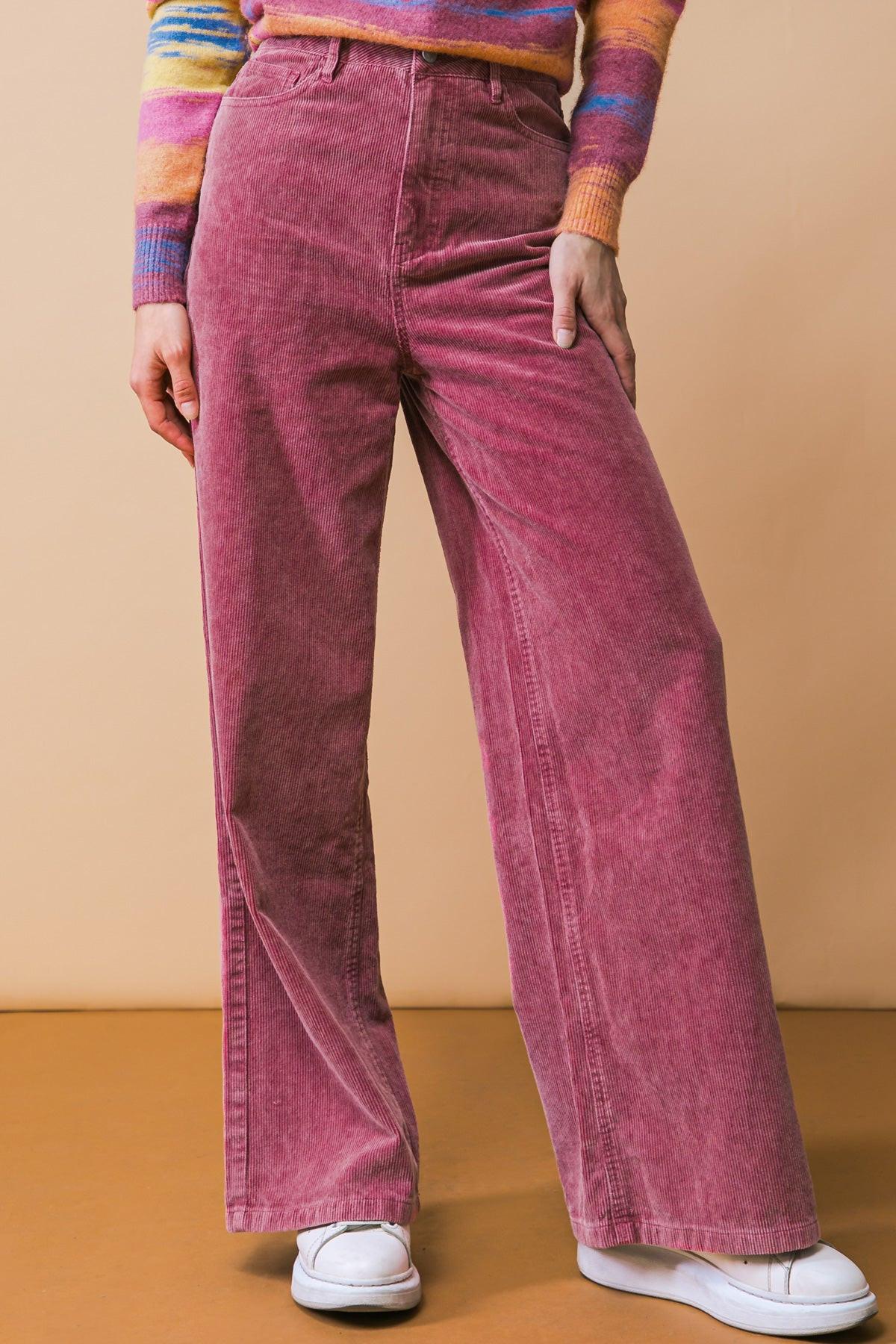 HOW DARE YOU CORDUROY PANTS - Glamourous Grace
