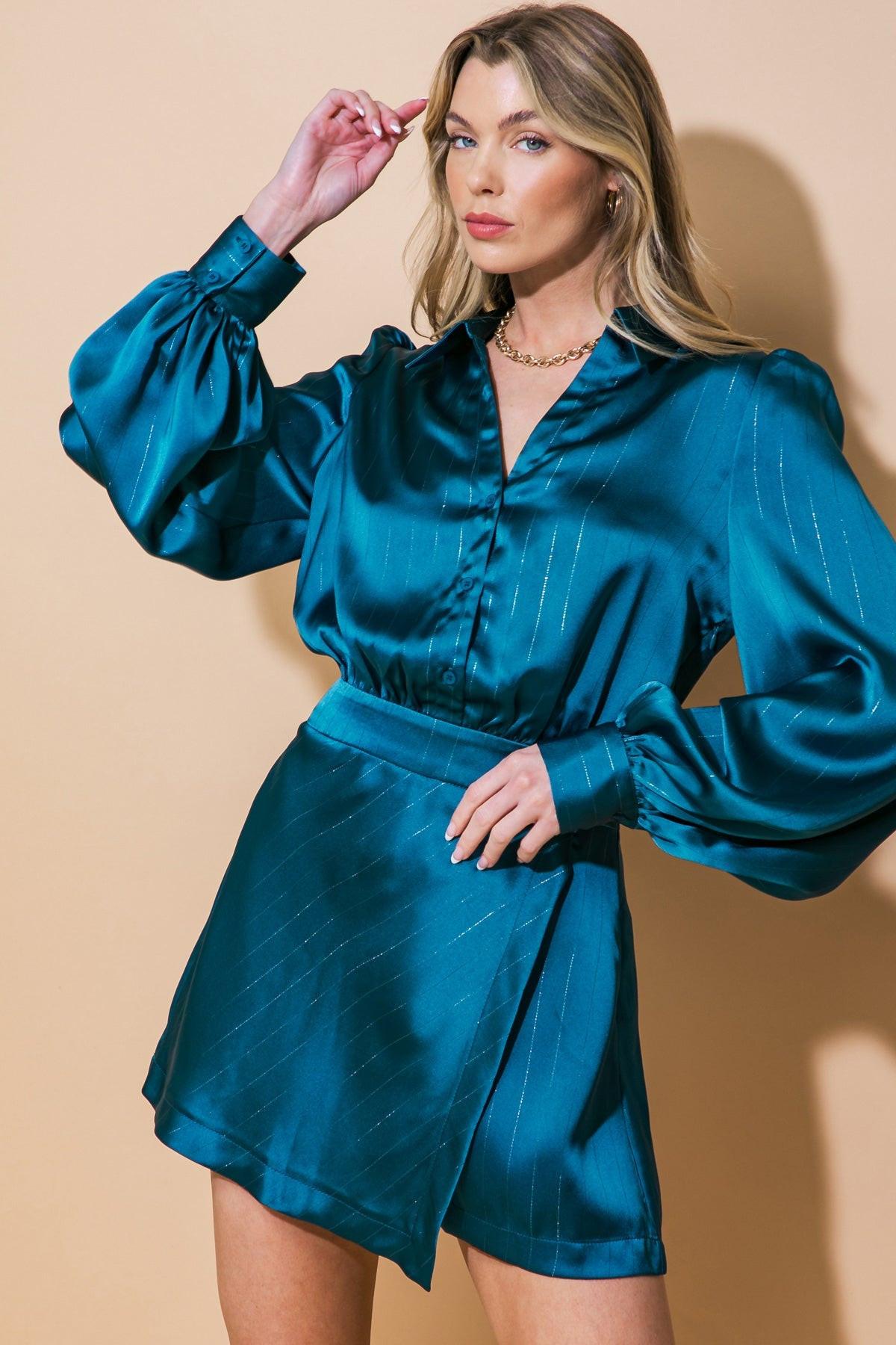 SO PLAID YOU'RE MINE WOVEN ROMPER - Glamourous Grace