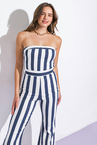 GRACEFUL APPEARANCE TWILL JUMPSUIT - Glamourous Grace