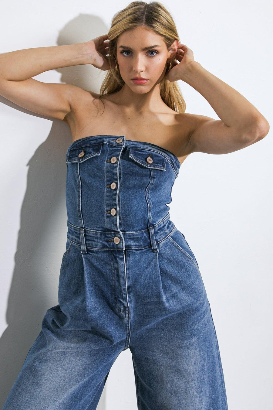 SKY FULL OF STARS DENIM JUMPSUIT - Glamourous Grace