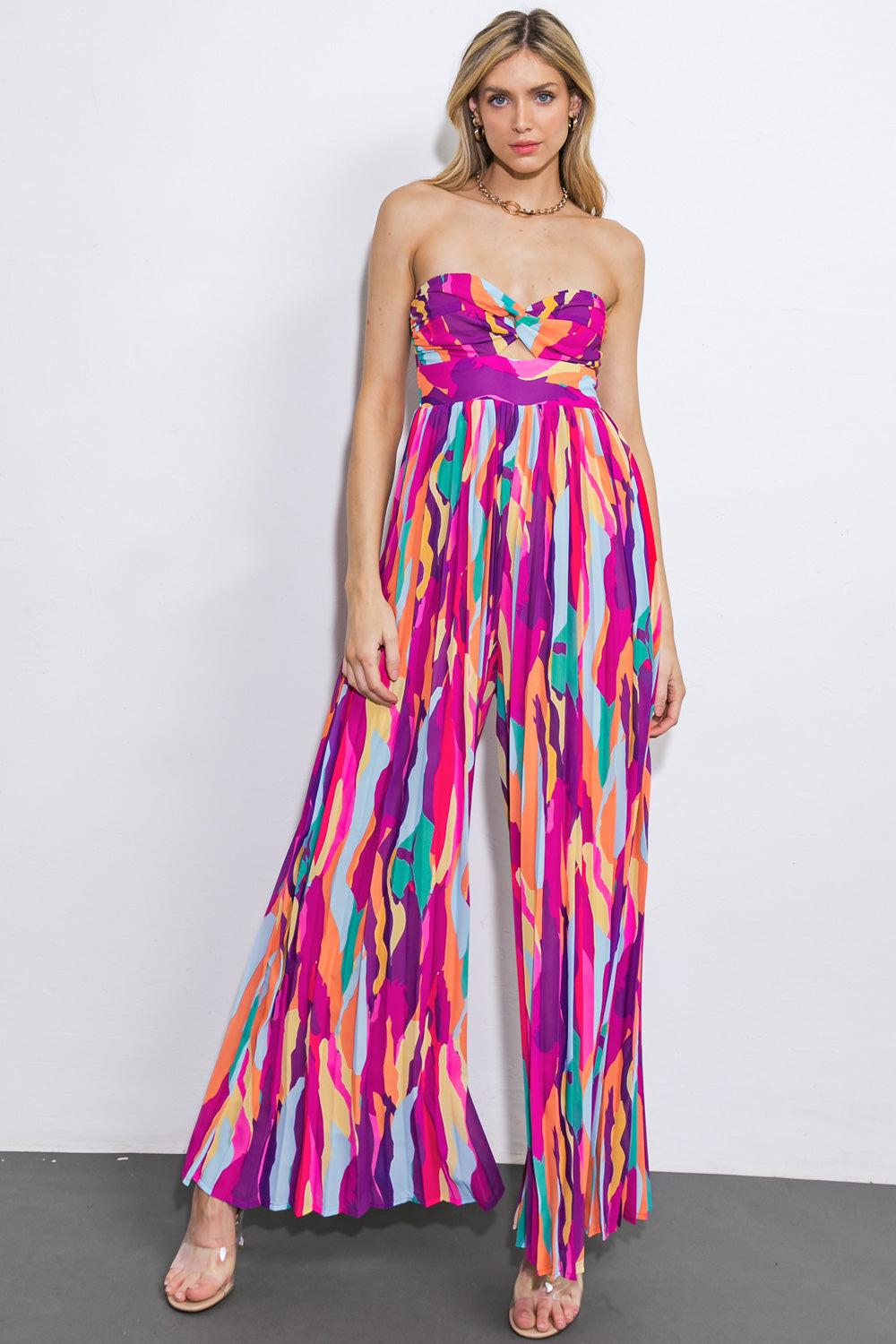 ONE THING AT A TIME WOVEN JUMPSUIT - Glamourous Grace